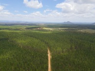 #11: View West, from 120m above the point