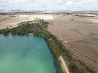 #10: View South, from 120m above the point