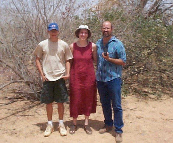 David, Sharon and Chris on 14N 2W