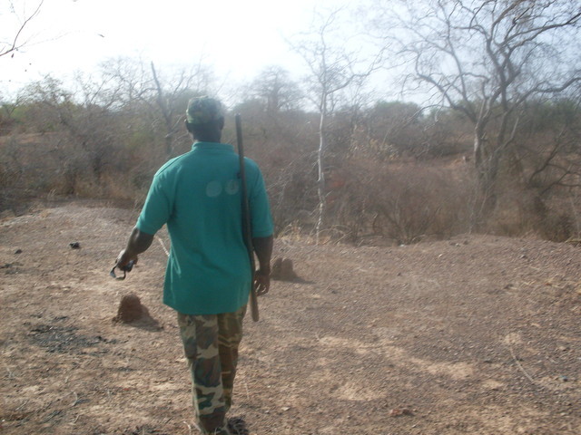 The park ranger with his shotgun