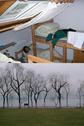 #2: hostel room & lake view