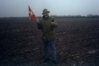 #1: Bent Gabrielsen on the confluence with new his GPS