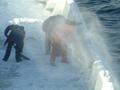 #9: snow in their faces...
