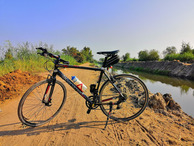 #4: Looking North with my Bike at the confluence site