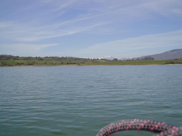 looking north to the Picos de Europa