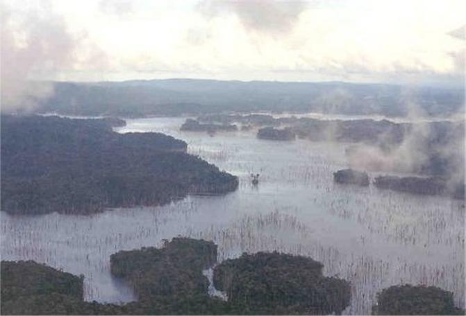 The Petit-Saut's lake