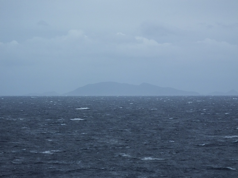 View to ESE / Les Saintes seen from the Confluence