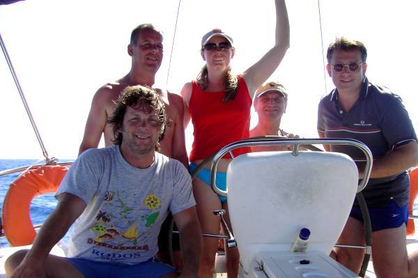 The crew of S/Y Patricia