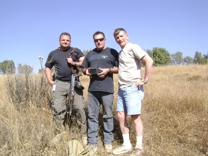 The party, (Left to Right) Gerri Smith, Mike Bonnici, and Ray Griffiths