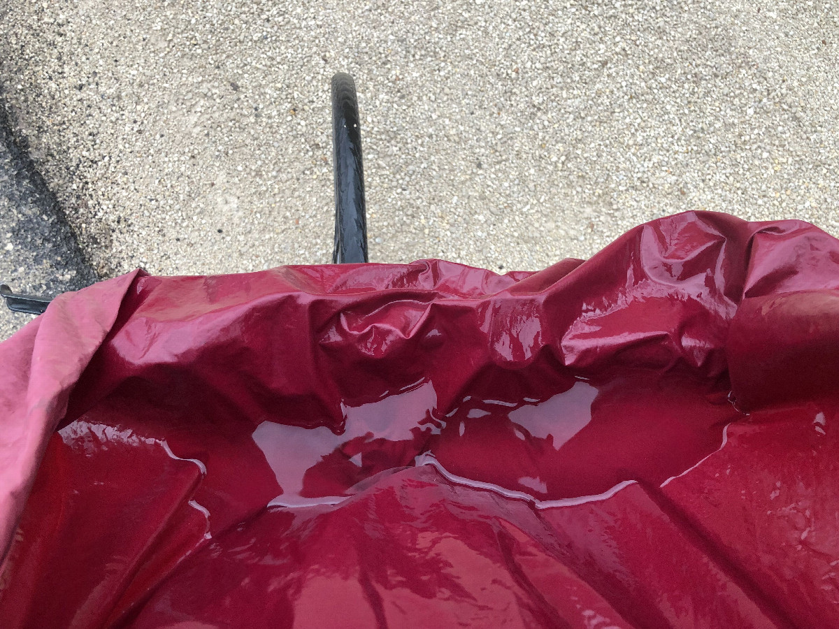 Raincoat filled with Water