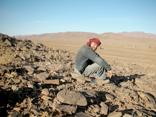 Caleb Rogers sitting near the CP