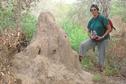 #7: Marieta at an anthill along the hike