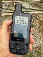 #4: My GPS receiver at my closest approach, 3.22km from the point
