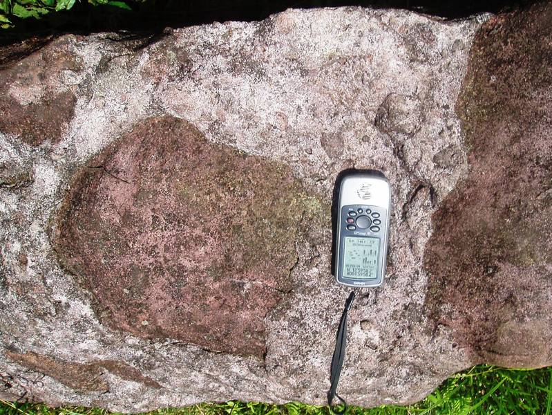 Volcanic agglomerate rock outcrop near 13N 85W