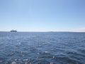 #3: Southerly view from confluence point with the Color Line ferry COLOR VIKING coming from Strömstad heading northwest towards Sandefjord 