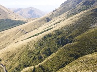 #8: View West, from 120 m above the point