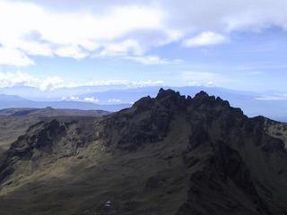 #1: View from Mt. Giluwe (4367m) towards Giluwe 2 and Mt. Wilhelm (4509m) on the horizon