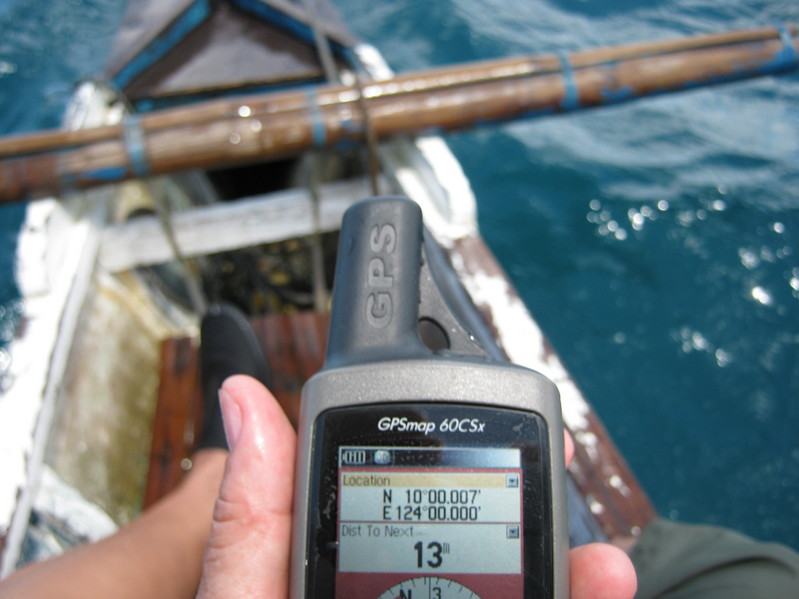 GPS reading at confluence