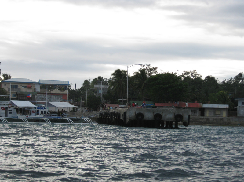 Burgos Town Port where boat was rented