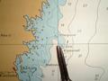 #4: Navigational chart showing the bouy