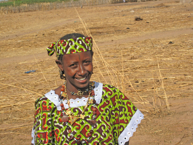 The Peul woman who rode with us back to the highway