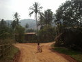 #2: Little Karen girl in the road at the village of Umphang Ki, the closest settlement to the confluence.