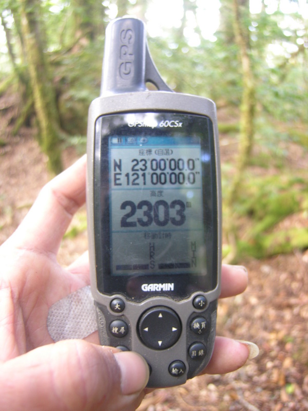 GPS reading at confluence