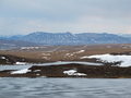 #10: The view when hiking back to the car.  The Dalton Highway and pipeline are in the background.