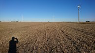 #2: East view from the confluence. 500 meters towards east lies the road with the parked car