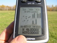 #3: GPS reading at the confluence site.