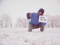 #3: Joseph Kerski bundled up at confluence site.