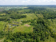 #9: View East, from 120m above the point