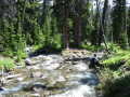 #3: Two Ocean Pass - Parting of the Waters.  About 17 miles in, but only halfway to the confluence.
