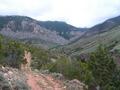 #2: The confluence site, located on the N side of a steep canyon.  Picture is taken looking generally East.